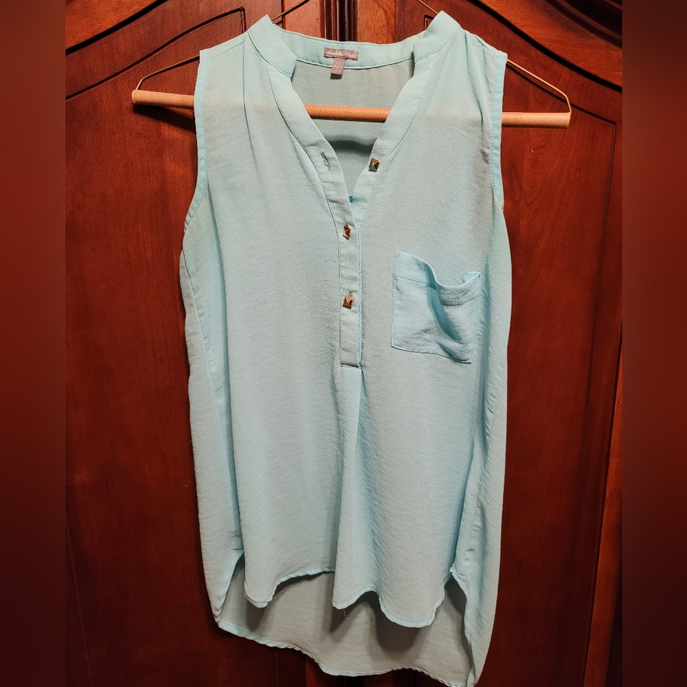 Charlotte Russe Light blue tank blouse